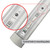 RazorDMW Series LED Batten Mounting Plate with Central Hole for Australian Commercial Lighting Installations