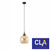 Modern Interior Wine Glass Amber Glass Pendant Light with Antique Brass Highlight for Australian Homes
