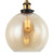 Amber Pesini Wine Glass Pendant Light with Antique Brass Highlight, Elegant Interior Kitchen and Bedroom Ceiling Lighting Australia