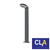 Grey Hoop-Type LED Bollard Garden Light with 7W Warm White Osram LEDs and IP54 Rating for Outdoor Pathway Lighting in Australia