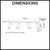 Technical dimension diagram for the CLA Lighting PG series 4-head adjustable outdoor bar light with 750mm bar length and GU10 bases for Australian landscape lighting.