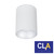 CLA Lighting Surface Mounted Downlight - GU10 Fixed Round Matte White Interior Ceiling Light for Australian Homes and Offices