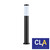 Modern black CLA Lighting Torre round bollard light with E27 base and 1000mm height for Australian outdoor landscape and pathway lighting.