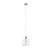 Pesini Clear Glass Wine Glass Shaped Interior Pendant Light with Chrome Highlight by CLA Lighting for Australian Kitchens and Dining Areas.