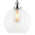 PESINI Interior Wine Glass Shape Clear Glass Pendant Light with Chrome Highlight for Australian Indoor Living Spaces