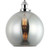 Pesini Interior Wine Glass Pendant Light - Smoked / Chrome