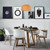 Modern lifestyle photo of the CLA Lighting Canasta natural bamboo dome pendant light illuminating a stylish Australian interior space