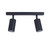 Modern Matte Black 2 Light GU10 Ceiling Bar Spotlight with Adjustable Heads for Indoor and Outdoor Living Spaces in Australia