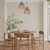 CLA Lighting CANAMO Bohemian Interior Natural Hemp Rope and Black Ellipse Pendant Light with E27 Base for Rustic Australian Homes