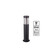 Black CLA Lighting Elanora Stainless Steel 500mm Round Bollard Light for Outdoor Pathways and Landscapes in Australia