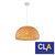 Canasta Interior Dome Bamboo Pendant Light in Natural Brown with Twisted Weave Design for Coastal and Bohemian Home Interiors Australia