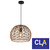 CLA Lighting Canamo Wine Glass Hemp Rope Interior Pendant Light in Natural Brown for Rustic and Coastal Australian Home Designs