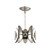 Strato Interior Stainless Steel Candle Pendant Light with 10 Lampholders in Polished Nickel finish, a premium decorative feature light for Australian homes.