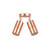 Polished Copper Outdoor Adjustable Round Double Head Spotlight for Australian Gardens
