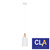 Horten Matte White Oblong Pendant Light with Wood Paint Detail - Modern Scandinavian Interior Lighting for Australian Homes