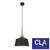 Nordic Interior Matte Black Dome Pendant Light with Wood Accent for Scandinavian Style Kitchens and Bedrooms Australia