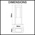 CLA Lighting Amun 300mm Matte Black LED Bollard Light 240V 3000K Warm White for Modern Australian Outdoor Pathways and Gardens