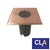 Polished copper square outdoor recessed inground up light with IP67 waterproof rating and MR16 lamp holder for Australian landscapes and driveways.