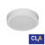 CLA Lighting 18W LED Surface Mounted Round Oyster Light with Tri-Colour CCT and Dimmable White Finish for Australian Low Ceiling Interiors
