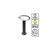 Horus LED Bollard Light 9W Warm White Oval 300mm Matte Black for Australian Path and Landscape Lighting