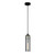 CLA Lighting Pastille Interior Cylinder Glass Pendant Light with Smoked Glass and Satin Chrome Highlight for Australian Homes
