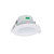 CLA Lighting 8W LED Dimmable Tri-Colour Recessed Downlight with Changeable White Clip Faceplate for Modern Australian Interior and Bathroom Lighting