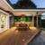 Modern black LED recessed deck and step light, 12V low voltage outdoor landscape lighting for garden stairs and pathways in Australia.