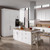 Modern Shaker Style Satin White Flatpack Kitchen Cabinet Door Replacement Australia