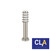 CLA Borda Round Louvred Stainless Steel Exterior Bollard Light, 450mm E27 Surface Mounted Pathway Lighting Australia
