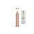 Portus LED Copper Round 500mm Bollard Light with 6W Warm White illumination, ideal for modern Australian garden landscapes and pathways.
