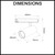 Technical dimension diagram for the CLA Lighting Zone series 30W LED 4-wire 3-circuit track light, showing adjustable head and height measurements for Australian interior lighting.