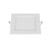 Slicktri Ultra Slim LED Downlight Kit - 12W White Square Frame 155mm for Modern Australian Homes