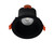 Matte Black Comet 9W LED Tri-CCT Dimmable Low Glare Recessed Downlight with 90mm Cut Out for Modern Indoor Lighting in Australia