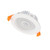 CLA Lighting LED Motion Sensor Recessed Downlight with PIR Sensor - 10W White Trim for Indoor Passageways and Garages in Australia.