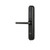 S31B Slim Series Black Smart Door Lock with Fingerprint Recognition for secure keyless entry on narrow stile timber or metal doors in Australia