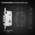 Auslock A519 smart push-pull door lock secure precision mortice mechanism for advanced home security and keyless entry systems in Australia