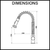 Tocco Spring Neck Chrome Kitchen Mixer Tap with Flexible Coil and Pull Out Spray for Australian Homes