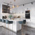 Modern Glossy White Flat Pack Kitchen Cabinet Doors for Whole House Renovations - Durable and Stylish RTA Cabinetry Component in Australia.