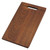 Sapele Mahogany Wood Cutting Board with Integrated Handle for Kitchen Sink Workstations