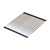 Stainless steel rollable over-sink drainer tray for kitchen sink organization and drying in Australia.