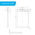 Higold Sapele Wood Chopping Board 450mm Production Dimensions Diagram for Kitchen Sinks Australia