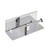 Randy & Travis Machinery Polished Stainless Steel Double Toilet Paper Holder with Storage Shelf for Modern Australian Bathrooms.