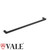 Fluid Matte Black Stainless Steel Single Towel Rail 750mm, Modern Wall Mounted Bathroom Accessory by VALE Australia