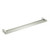 Vale Fluid Polished Stainless Steel Double Towel Rail 750mm - Modern Chrome Bathroom Accessory Australia