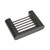 Matte Black Stainless Steel Soap Dish Basket for Wall Mounted Shower Storage in Australian Homes