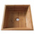Moku handcrafted square bamboo bathroom basin, Japanese-inspired above-counter vanity sink, available at Renovator Store Australia