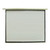 Front view of a white electric motorised projector screen with a sleek metal casing, ideal for home theaters and offices in Australia.