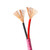 Fire-rated 2-core speaker wiring cable for in-wall audio installations.