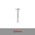 VALE 200mm Polished Chrome Ceiling Mounted Round Shower Arm for Modern Australian Bathrooms