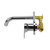 Polished Chrome Wall Mounted Bath Spout with Single Lever Mixer for Modern Australian Bathrooms